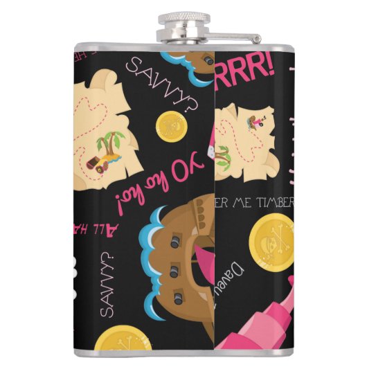 Bewaar of creëer je eigen kolf, 6 oz. Heupfles (Achterkant)