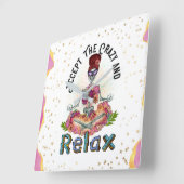 Bewaar of Creëer uw eigen wandklok (Hoek)