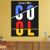 Bewaar of ontwerp je eigen — Canvas (gloss) Afdruk (Insitu (Woonkamer))