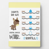 Bewaar of ontwerp je eigen — Easel Plaque Fotoplaat (voorkant)