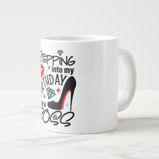 Bewaar of ontwerp je eigen — Jumbo-Mok Grote Koffiekop (Voorkant rechts)