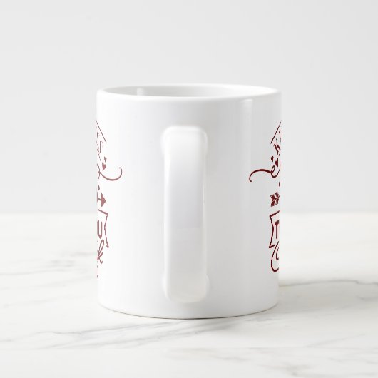 Bewaar of ontwerp je eigen — Jumbo-Mok Grote Koffiekop (Achterkant)