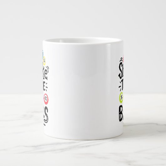 Bewaar of ontwerp je eigen — Jumbo-Mok Grote Koffiekop (Voorkant)