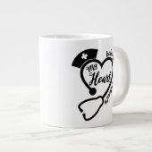 Bewaar of ontwerp je eigen — Jumbo-Mok Grote Koffiekop (Voorkant rechts)