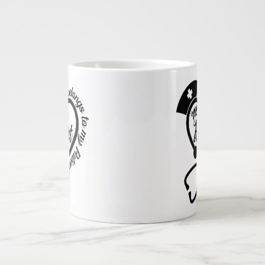 Bewaar of ontwerp je eigen — Jumbo-Mok Grote Koffiekop (Voorkant)