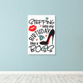 Bewaar of ontwerp uw eigen Canvas (glanzend) Afdruk (Insitu (Houten vloer))