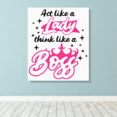 Bewaar of ontwerp uw eigen: Canvas (glanzend) Afdruk (Insitu (Houten vloer))