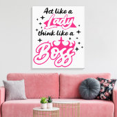 Bewaar of ontwerp uw eigen: Canvas (glanzend) Afdruk (Insitu (Woonkamer))