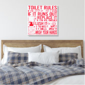 Bewaar of ontwerp uw eigen Canvas (glanzend) Afdruk (Insitu (Slaapkamer))