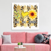 Bewaar of ontwerp uw eigen: Canvas (glanzend) Afdruk (Insitu (Woonkamer))