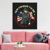 Bewaar of ontwerp uw eigen Canvas (glanzend) Afdruk (Insitu (Woonkamer))