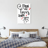 Bewaar of ontwerp uw eigen - Canvas (gloss) Afdruk (Insitu (Slaapkamer))