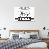 Bewaar of ontwerp uw eigen Canvas (gloss) Afdruk (Insitu (Slaapkamer))