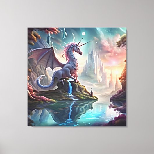 Bewaar of ontwerp uw eigen Canvas (gloss) Afdruk (Voorkant)
