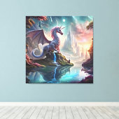 Bewaar of ontwerp uw eigen Canvas (gloss) Afdruk (Insitu (Houten vloer))