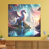 Bewaar of ontwerp uw eigen Canvas (gloss) Afdruk (Insitu (Woonkamer))