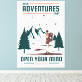 Bewaar of ontwerp uw eigen canvasafdruk canvas afdruk (Insitu (Houten vloer))