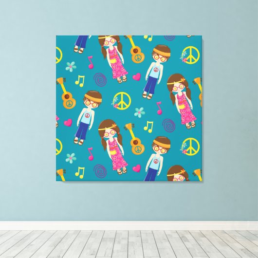 Bewaar of ontwerp uw eigen canvasafdruk canvas afdruk (Insitu (Houten vloer))