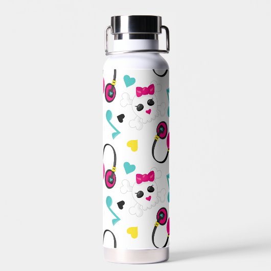 Bewaar of ontwerp uw eigen flesje :-) Waterflesje  Waterfles (Achterkant)