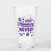 Bewaar of ontwerp uw eigen :-) glas (Voorkant)