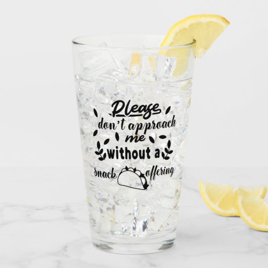 Bewaar of ontwerp uw eigen :-) glas (Achterkant ijs)