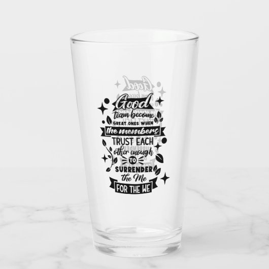 Bewaar of ontwerp uw eigen :-) glas (Achterkant)