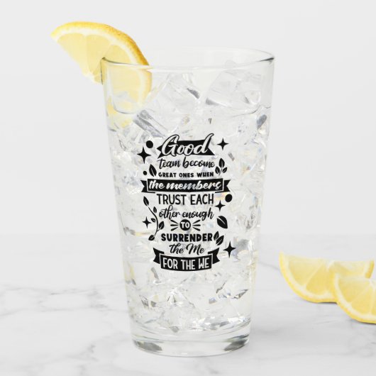 Bewaar of ontwerp uw eigen :-) glas (Voorkant ijs)