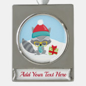 Bewaar of ontwerp uw eigen gouden banner orname verzilverd banner ornament (Voorkant)