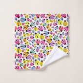 Bewaar of ontwerp uw eigen handdoekset bad handdoek (Wasdoekje)