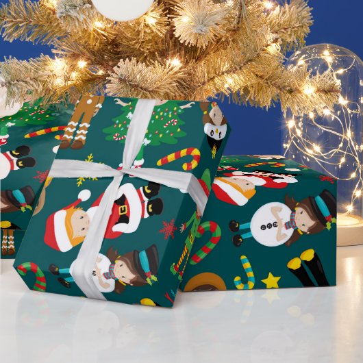 Bewaar of ontwerp uw eigen — Matte omlooppapier Cadeaupapier (Feestdagen)