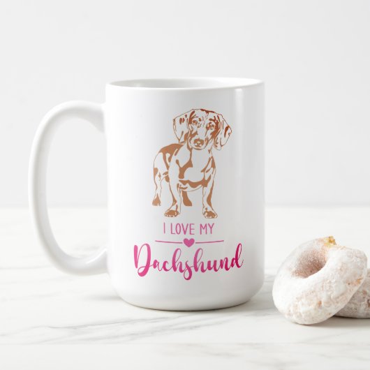 Bewaar of ontwerp uw eigen:-) mok (Met donut)