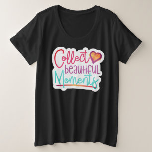 Bewaar of ontwerp uw eigen - Plus-formaat Basic T- Grote Maat T-shirt