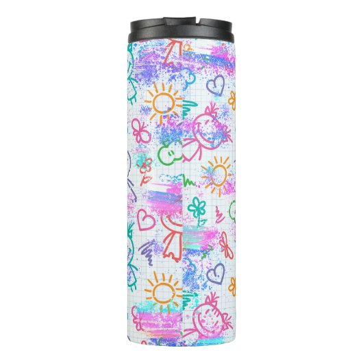 Bewaar of ontwerp uw eigen thermische trommel thermosbeker (Achterkant)