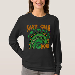 Bewaar onze aarde voor het behoud van het wild t-shirt
