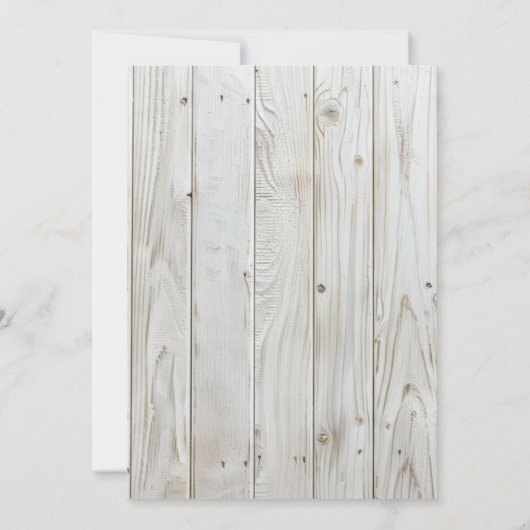 Bewaar onze datum Wood Calla Lelies Fotoaankondigi Kaart (Achterkant)