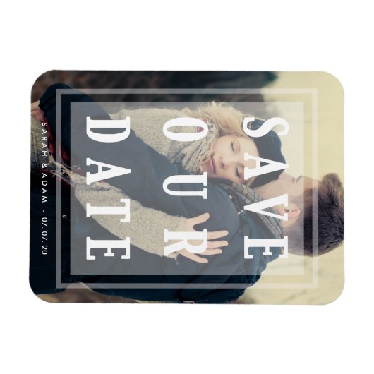 Bewaar onze datumbedekking | Sparen de Datum Magne Magneet (Horizontaal)