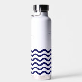 Bewaar onze Zee plastic vrije oceaangolven Waterfles (Rechts)