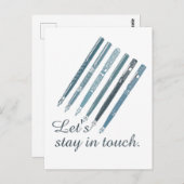 Bewaar persoonlijke vriendschapsillustratie in con briefkaart (Voorkant / Achterkant)