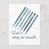 Bewaar persoonlijke vriendschapsillustratie in con briefkaart (Voorkant)