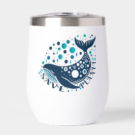 Bewaar Planet Whale-artwork voor eco-bewustzijn