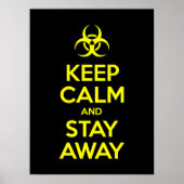 BEWAAR POSTER KALM EN BLIJF (Voorkant)