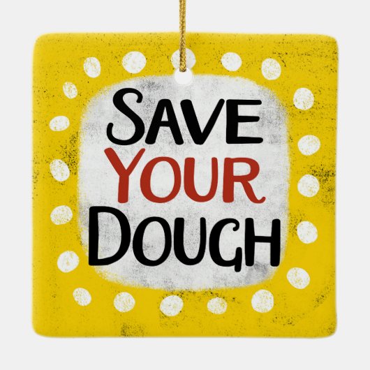 Bewaar uw deeg Ornament (Achterkant)