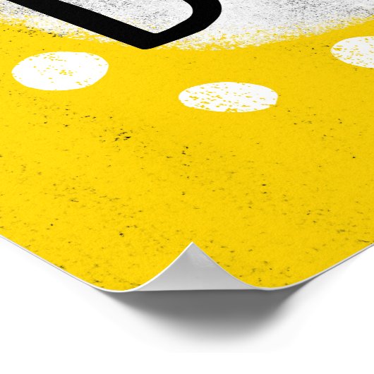 Bewaar uw deeg Poster Wall Art (Hoek)