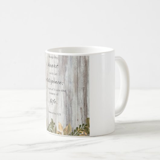 Bewaar uw hartenhoutventiel met koffievrije Mok (Voorkant rechts)