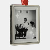 Bewaar, voor altijd in ons hart metalen ornament (Rechts)