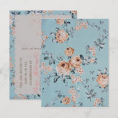 Bewaarbloemen - Briefkaart / RSVP / Uitnodigingen (Voorkant / Achterkant)