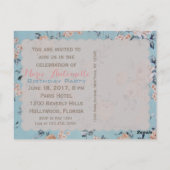 Bewaarbloemen - Briefkaart / RSVP / Uitnodigingen (Achterkant)