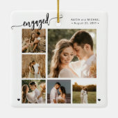 Bewaarde foto van script 6 voor verloving keramisch ornament (Achterkant)