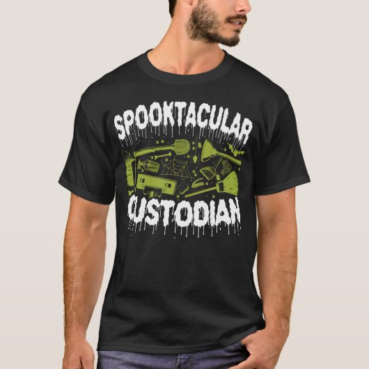 Bewaarder Bewaarder Spooktacular Bewaarder Hallowe T-shirt (Voorkant)