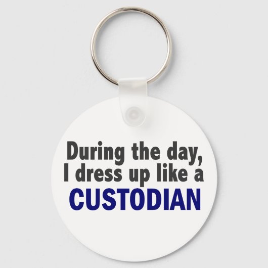 bewaarder gedurende de dag sleutelhanger (Voorkant)